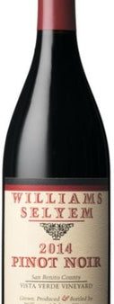 Williams Selyem Pinot Noir Vista Verde Vineyard 2014 Online now