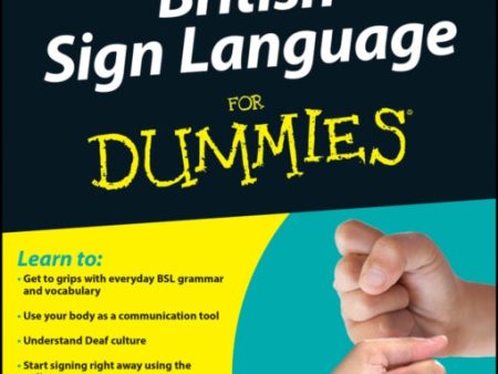 British Sign Language For Dummies For Sale